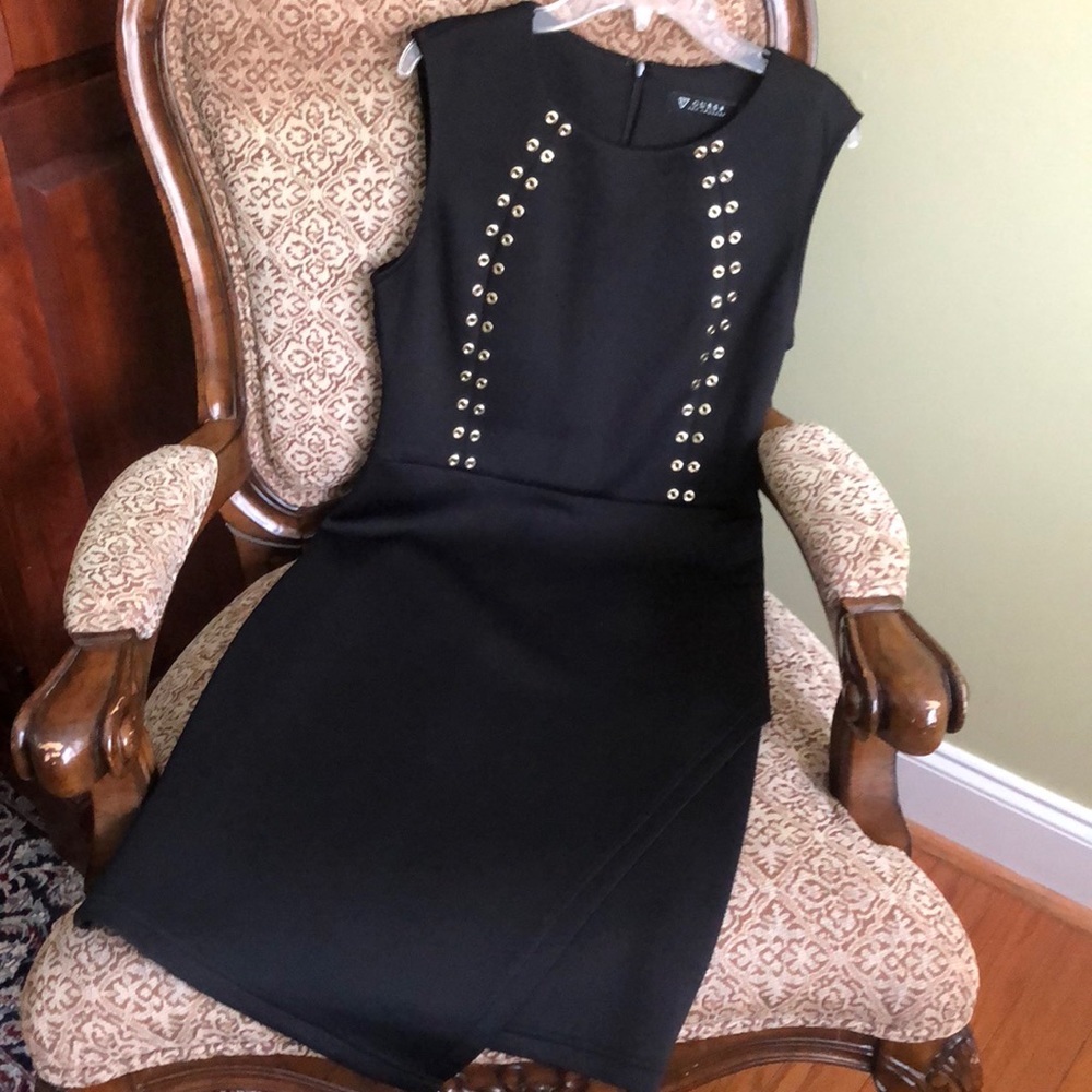 Guess Los Angeles black sheath Dress sz 8